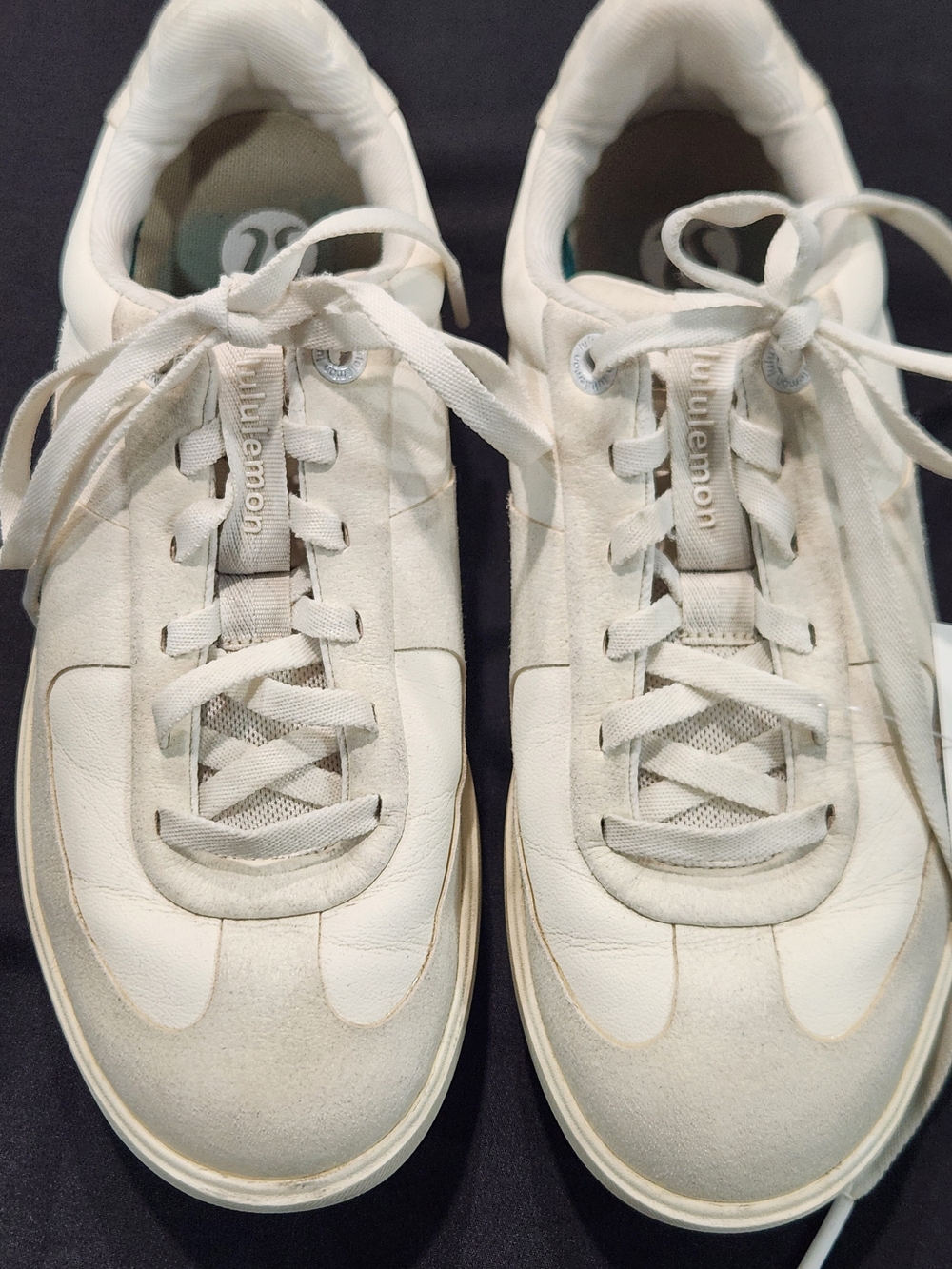 lululemon athletica Womens Cream Low-Top Sneakers